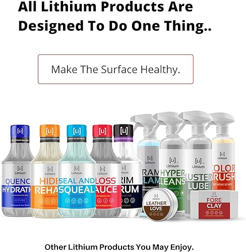 Miniatura 7 de Litio Hyper Cleanse- Limpiador multiusos, la última ciencia en limpieza de cuero, plástico, alfombras, vinilo, elimina las manchas más duras,