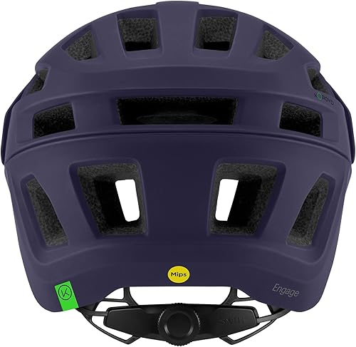 Vista 14 de Smith Engage MIPS - Casco de ciclismo para adultos, casco de bicicleta de montaña + Koroyd, protección ligera para hombres y mujeres Merlot/Aloe Mate