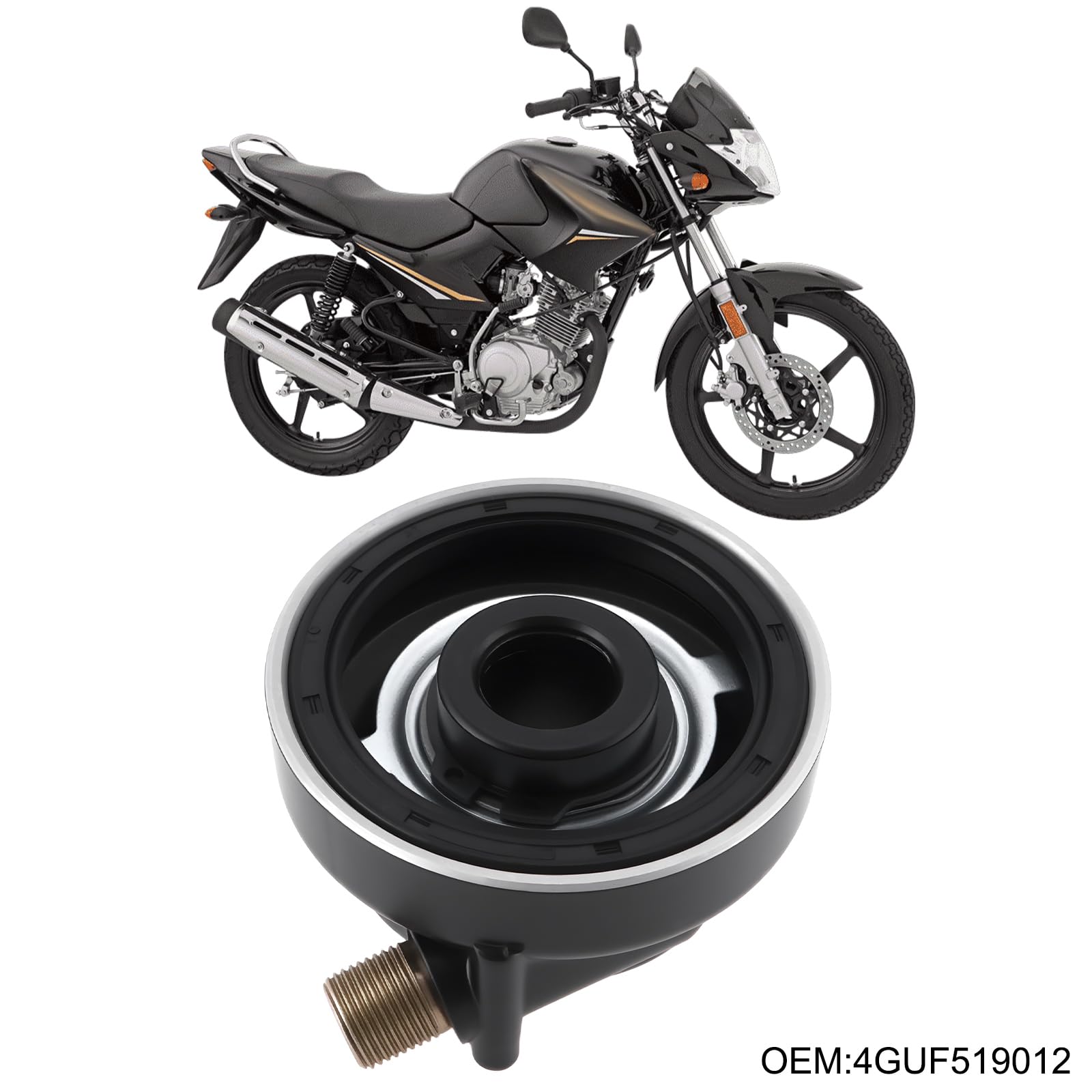 Engranaje de Transmisión del Velocímetro Compatible con Yamaha YBR125 Todos Los Años Engranaje del Velocímetro de La Rueda Delantera
