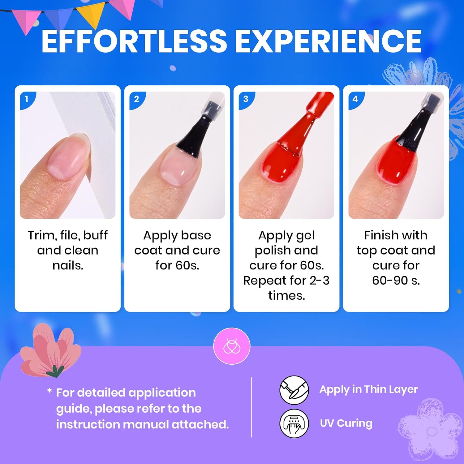 Beetles Gel Nail Polish Set - Magical Kingdom Cat Eye Gel Polish Kit, 20 Colors Bright Pink Blue White Black Green Purple Pastel, Soak Off LED UV with 3Pcs Base Top Coat Holiday Nail Gifts for Women