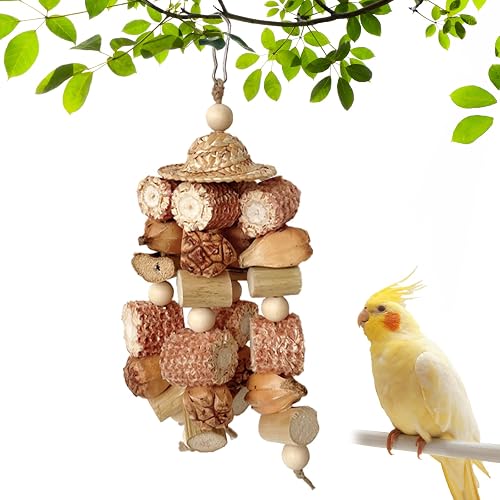 CVASNF Juguete para pájaros, juguete para masticar, juguete para loro