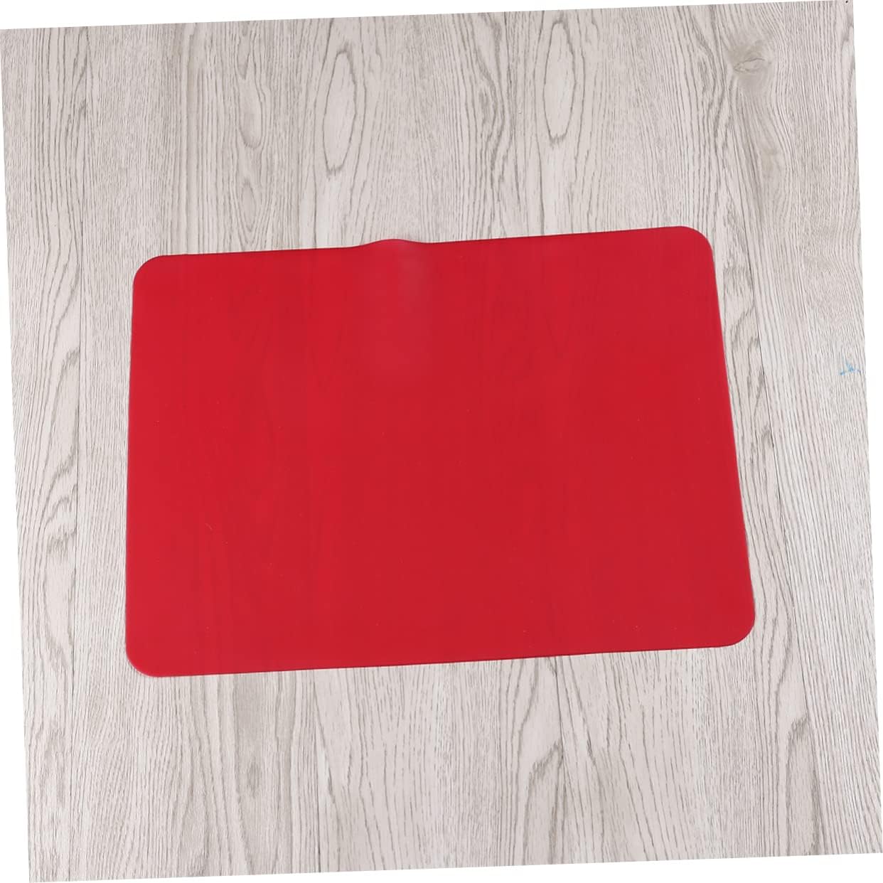ULTECHNOVO 2pcs Cup Mat for Desk Flexible Insulation Pad Food-Grade Material for Dining Tables and Kitchen Use Red
