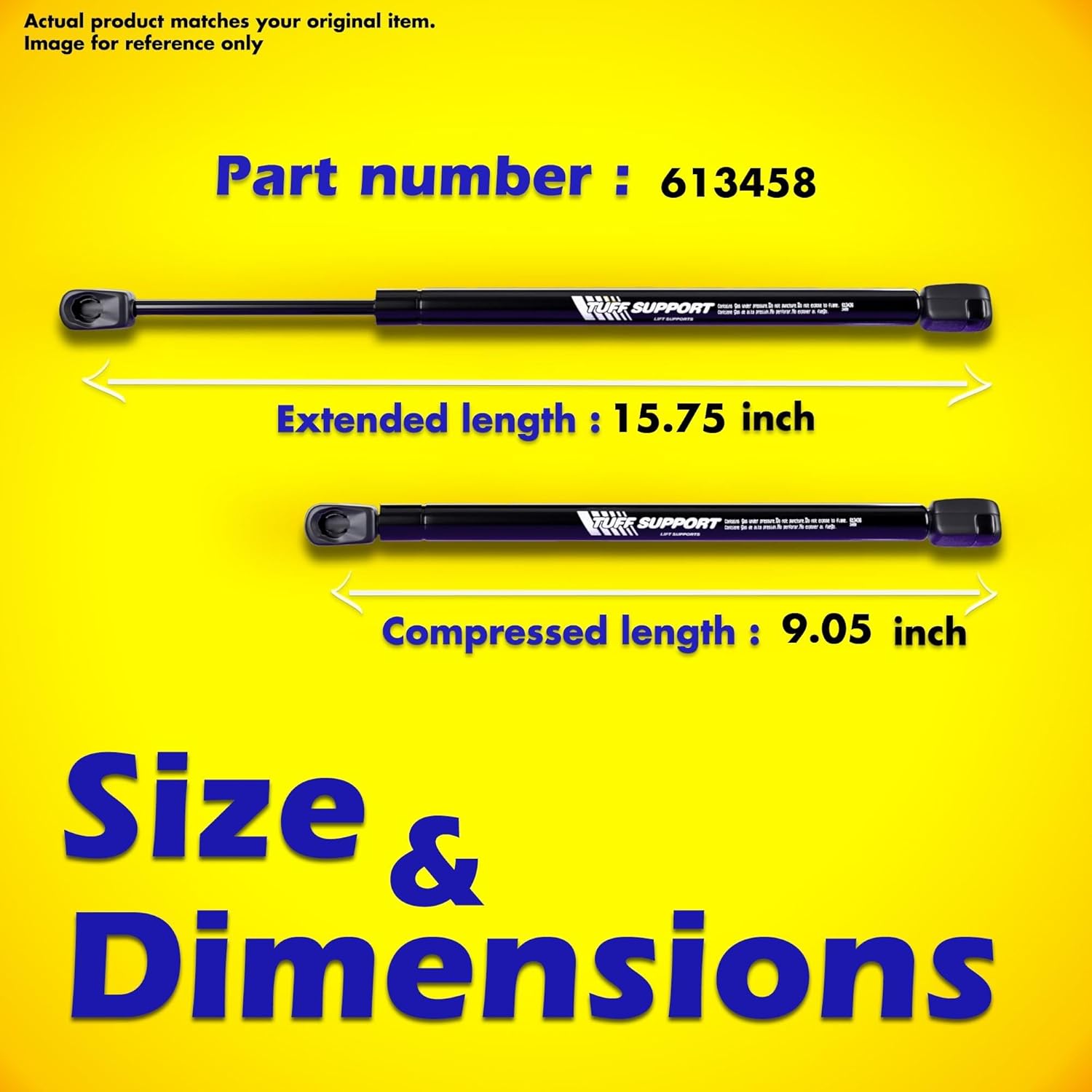 Tuff Support 2 Pieces (Set) Hood Lift Supports 2005 to 2008 Land Rover Discovery 3, 2005 to 2009 Land Rover Lr3, 2010 to 2014 Land Rover Lr4, 2006 to 2011 Land Rover Range Rover Sport