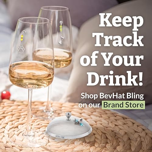 Miniatura 6 de BEV HAT Fundas de acero inoxidable para bebidas (paquete de 2), fundas para copas de vino para exteriores, protegen cócteles, tazas de café, tazas