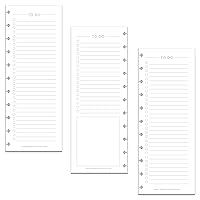 Vista 1 de BetterNote Skinny To Do List Refills for Discbound Notebooks, Half Sheet Checklist, Fits Levenger Circa, Staples Arc, TUL, The Happy Planner, Disc
