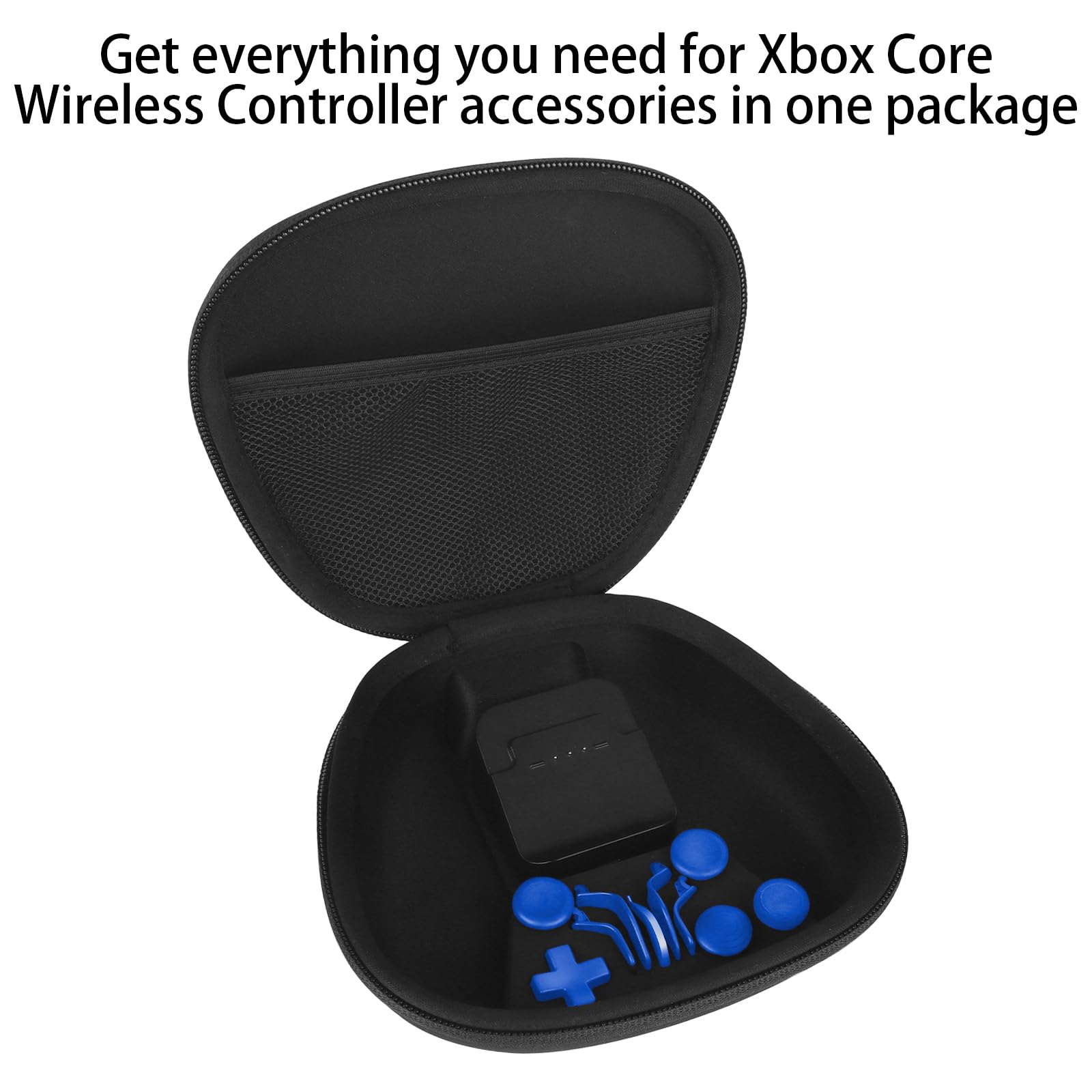 Set completo di componenti per controller Xbox Elite Series 2 Xbox Elite 2 accessori con custodia per il trasporto, 4 levette, 4 palette, dock di ricarica e 1 strumento di regolazione (blu)