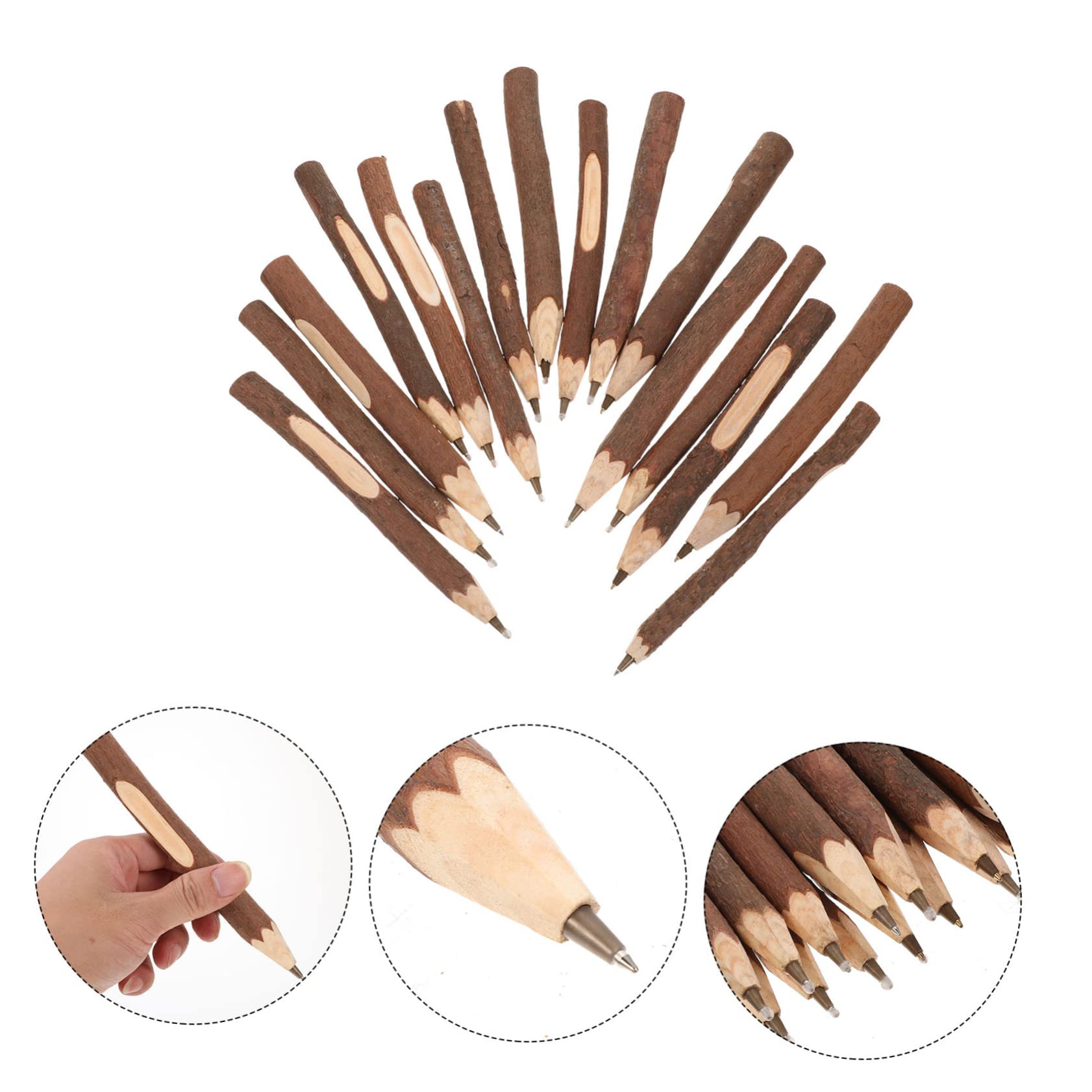 32 Pièces Stylo à Bille Brindille Stylos à Pointe Fine Stylo Brindille Rustique Stylos à Encre De Bureau Joli Stylo à Bille Stylo Plume Écriture Pratique Stylo De Branche En Bois