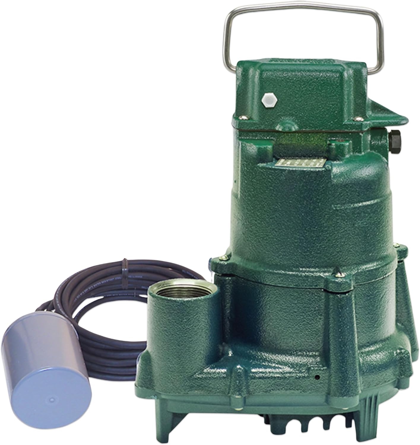 Zoeller BN98 Effluent Pump - ½ HP - Nonautomatic with Piggyback Float Switch- High Flow - Vortex Impeller - Factory Tested - Septic and Basement Sump Pump - 115V