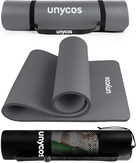 Tappetino Yoga Antiscivolo Extra Spesso 10/15 mm con E-Book Esercizi