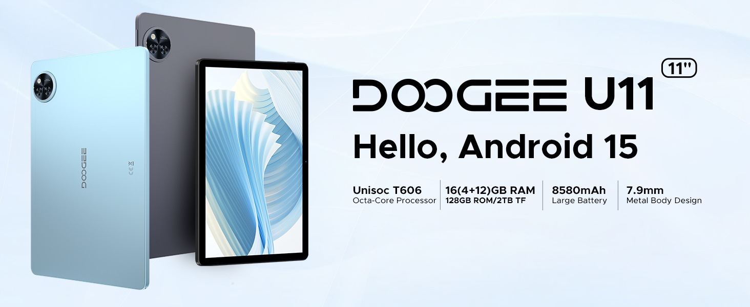 DOOGEE U11 128GB Android15 タブレット Amazon.co.jp: 【Android 15 タブレット 2025 初登場】DOOGEE