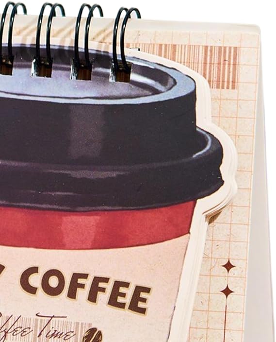 2026 Desk Calendar Coffee Theme Decoration Schedule