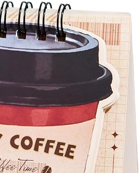 2026 Desk Calendar Coffee Theme Decoration Schedule