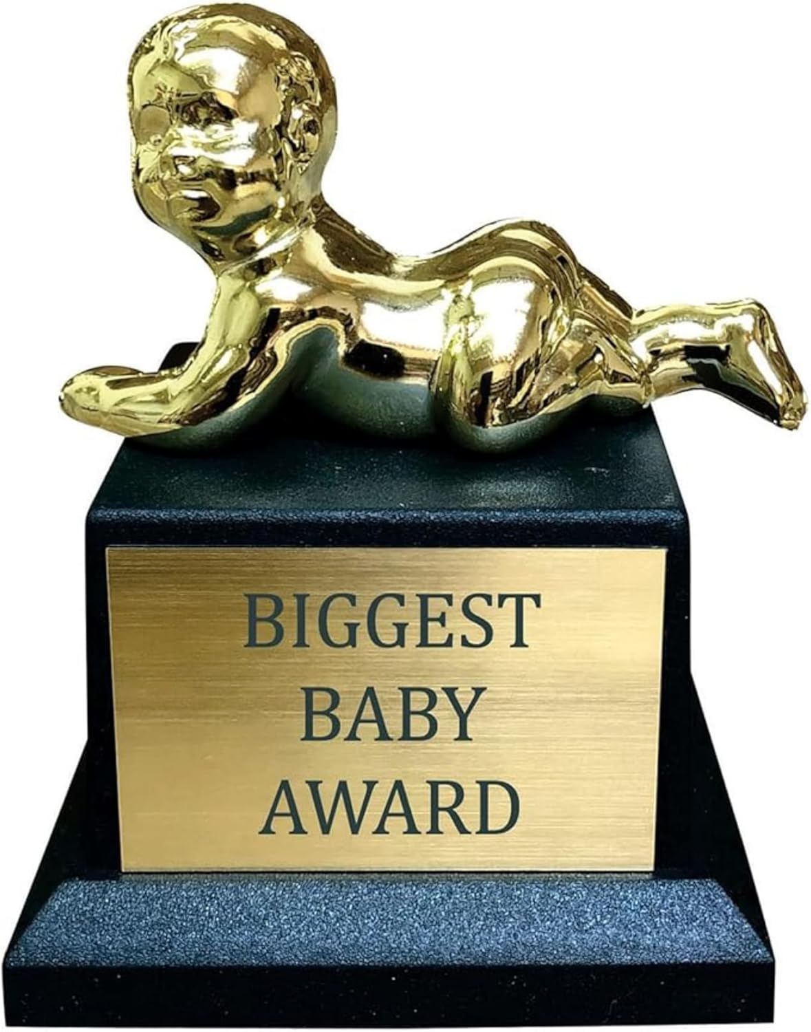 Trophy Outlet Biggest Baby Award Trophy with Custom Engraving – Funny Recognition Trophy for Coworkers, Friends & Family – Hilarious Desk Gag Gift