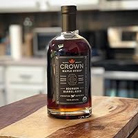 Vista 2 de Crown Maple Bourbon Barrel - Jarabe de arce orgánico envejecido, 25.4fl oz