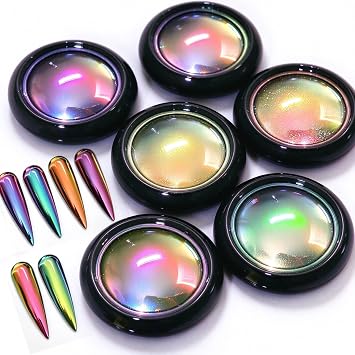 Chameleon Chrome Nail Powder Kit Glitters Nail Chrome Powder Set