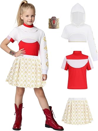Girls Halloween Costumes Kids Cheerleader Costume Dress Up