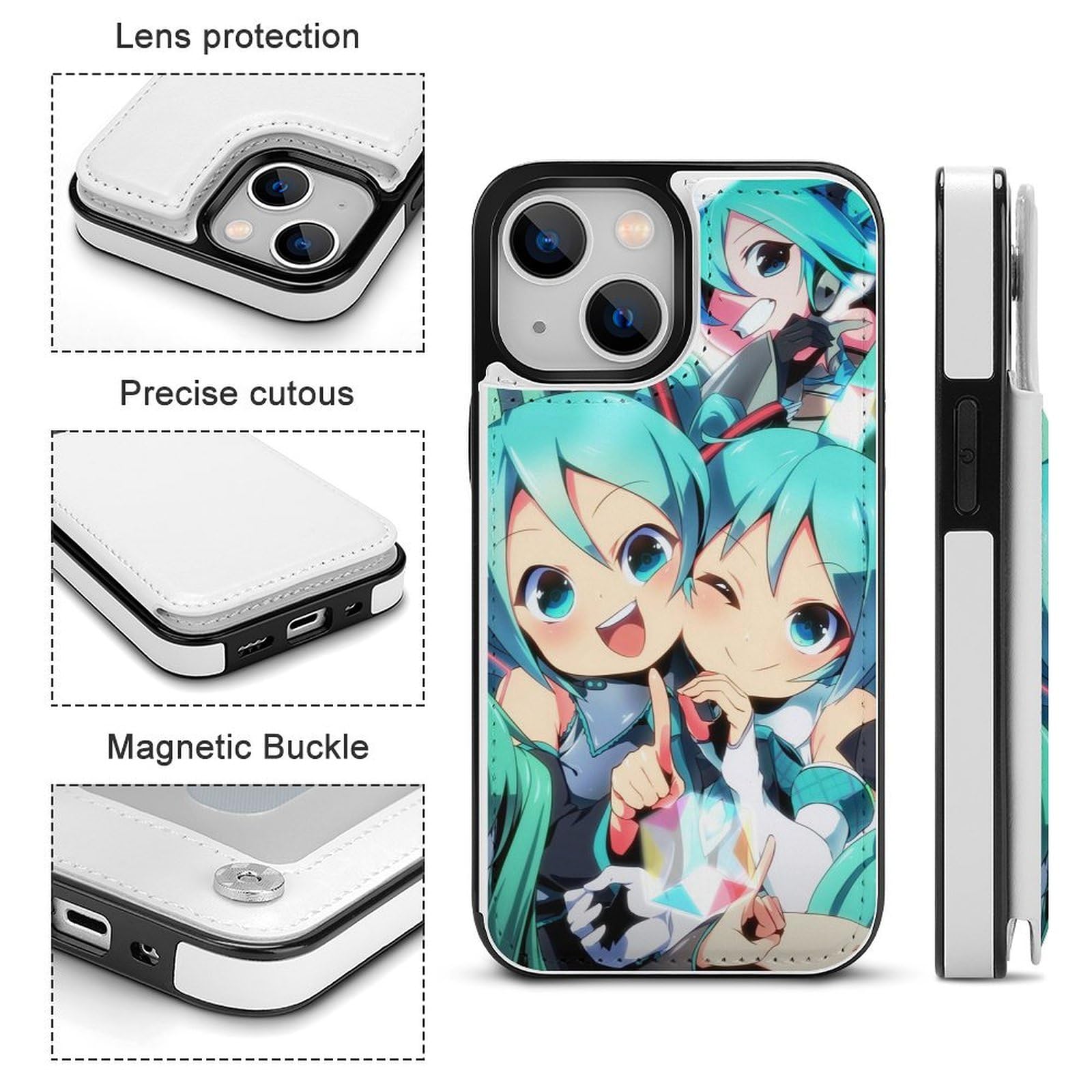 Amazon.co.jp: 【iPhone12 Pro Max ケース 手帳型】 初音ミク 【全機種