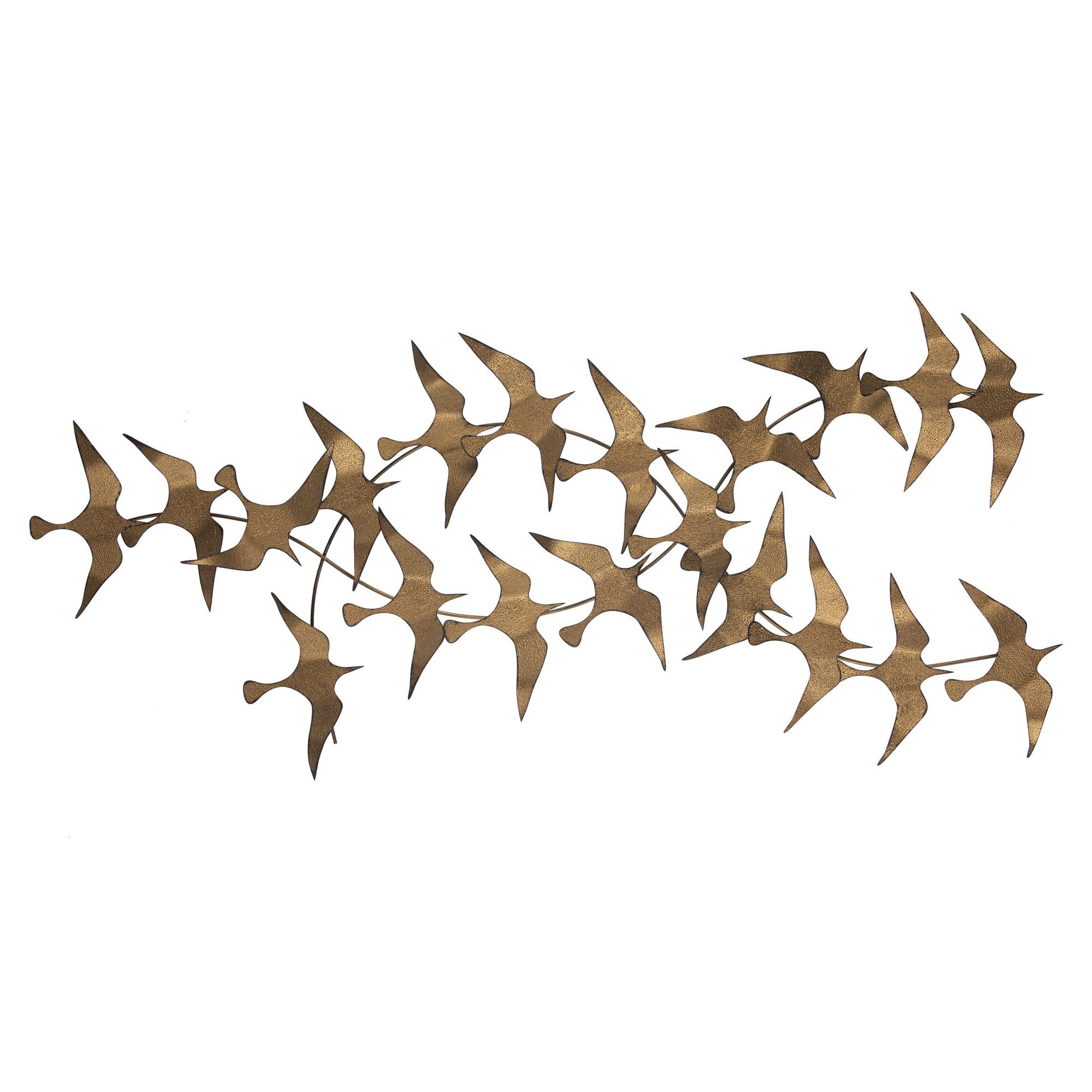 Accessoire mural décoratif en métal peint à la main, 112 x 11 x 50 cm, 100% métal, 0,8 mm d'épaisseur, pièce d'art unique pour la décoration de la maison, des variations de couleurs peuvent survenir