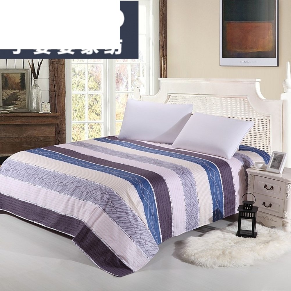 Drap double en coton doux 200x230cm pour des nuits apaisantes
