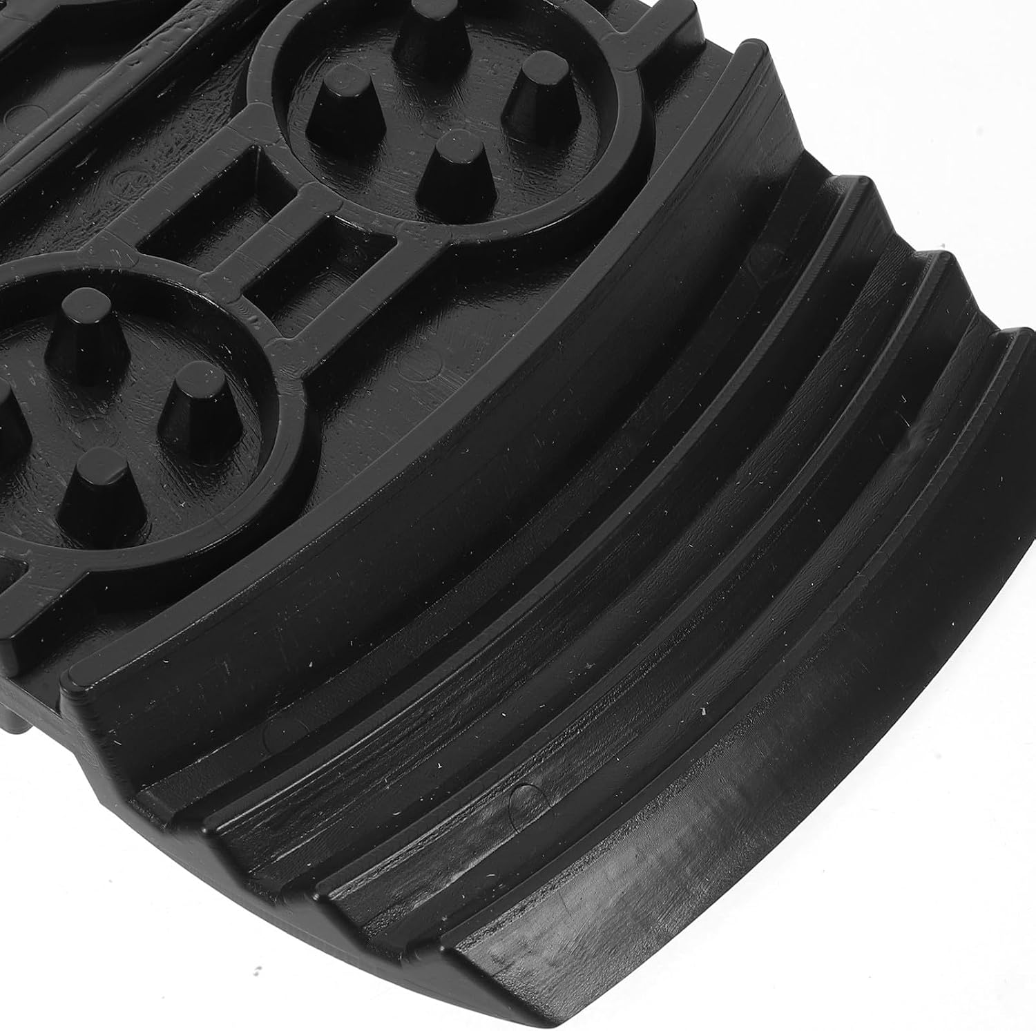 2pcs Recovery Tracks Traction Board for Car Tire PE Black
