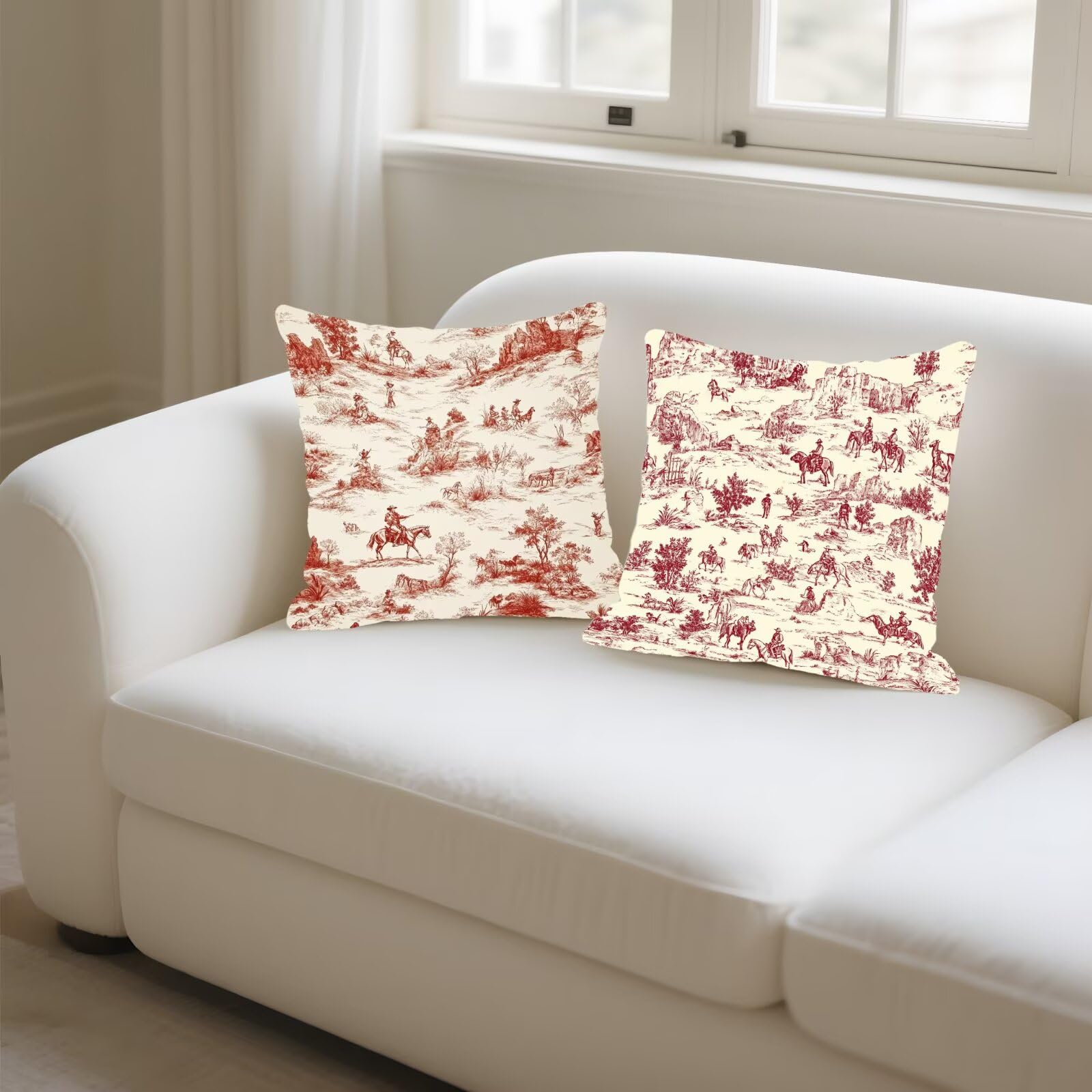 Cojines Sofa Fundas Cojines 50x50cm SúPer Suave Cojin Plano Vaquero Juego de 4, Fundas Almohada Impermeable Exterior, Interior Y Exterior Cojin Decorativos, Para JardíN SalóN Regalos NavideñOs P-439