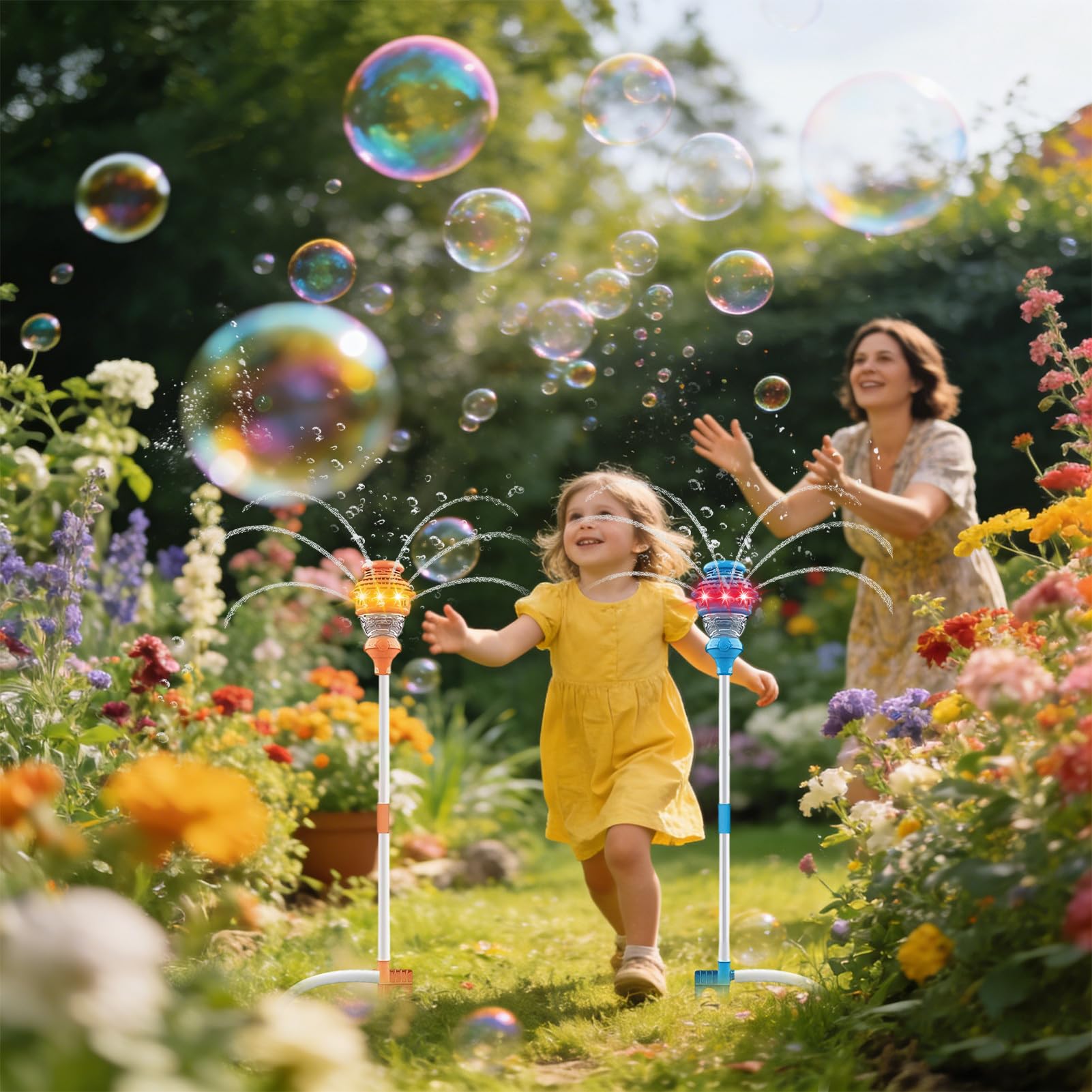 Juguete de Baño de Burbujas Juego Automático para Jardín