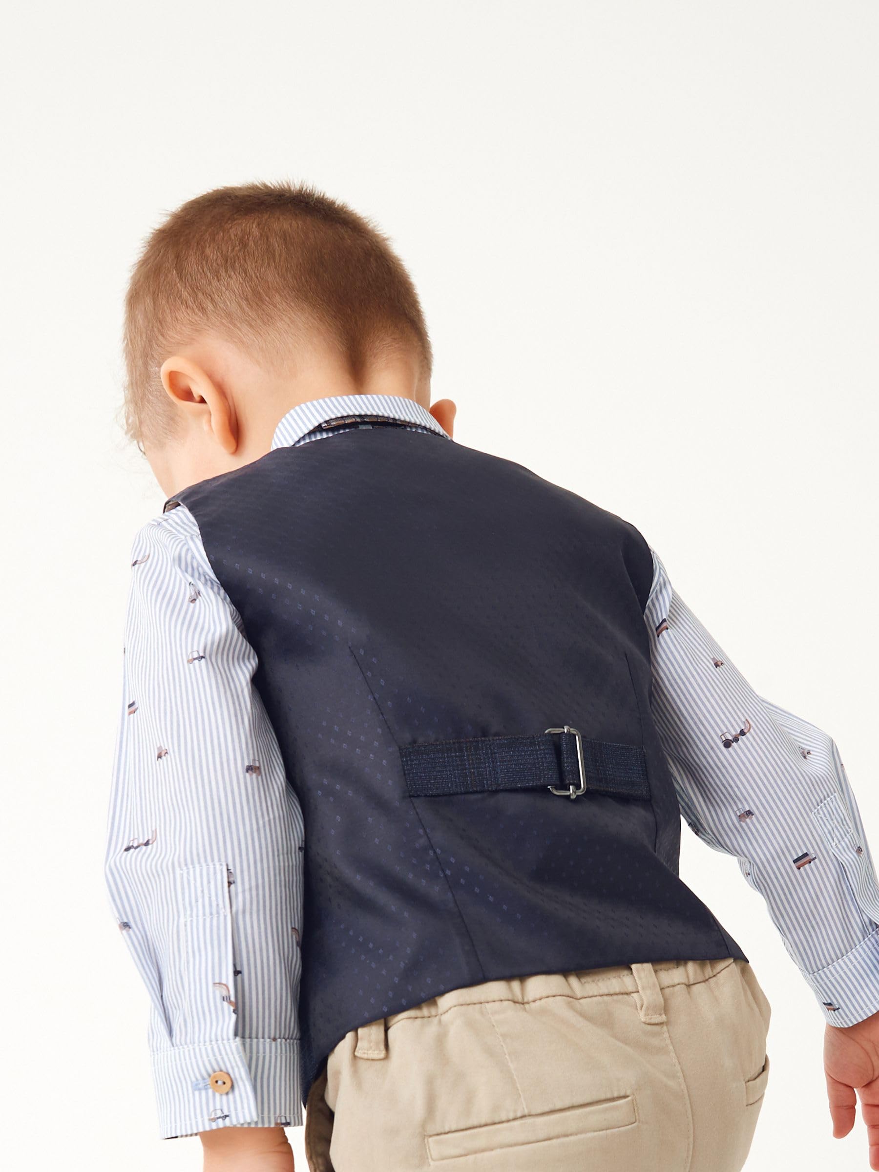 NEXT Niños Conjunto de Chaleco y Camisa con Pajarita