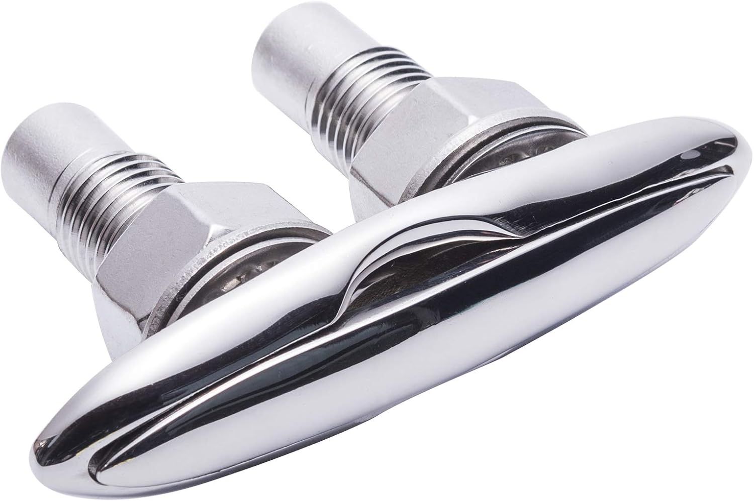 Pull Up Boat Cleats 316 Stainless Steel Hidden Flush Mount 6 Inch Retractable Boat Claet, Marine Cleat Pop Up Boat Cleats,Popup Cleat Yacht Marine Boat Dock Cleats Dock Boat Deck Cleat