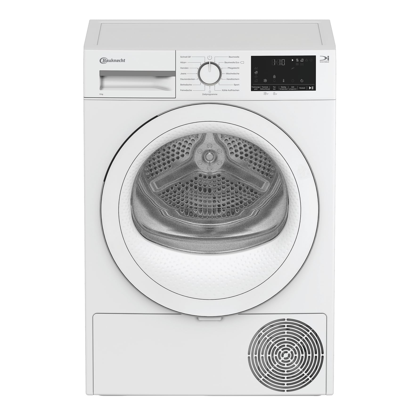 Bauknecht BT 84D WWS Wärmepumpentrockner /8 kg/EEK D/Precision Dry - Intelligentes Trocknen/Slim - extra schmal/Trommelbeleuchtung
