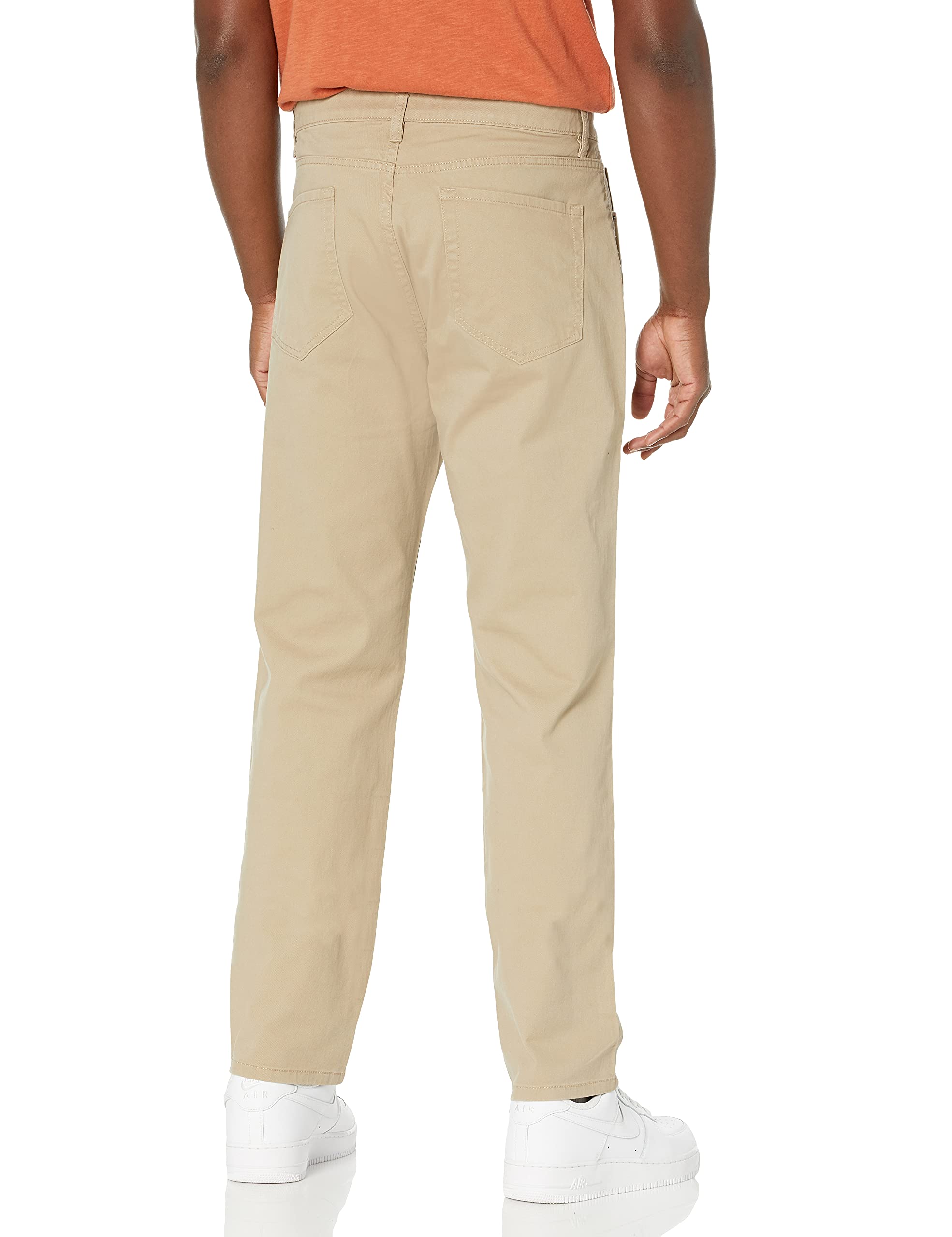 Snapklik.com : Essentials Mens Athletic-Fit 5-Pocket Stretch Twill Pant