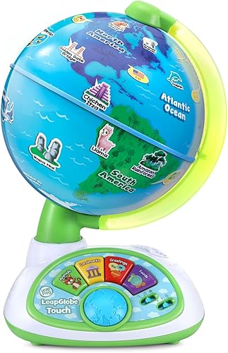 Miniatura 9 de LeapFrog LeapGlobe - Globo electrónico interactivo iluminado y táctil para niños, juguete de exploración para edades de 3 años en adelante