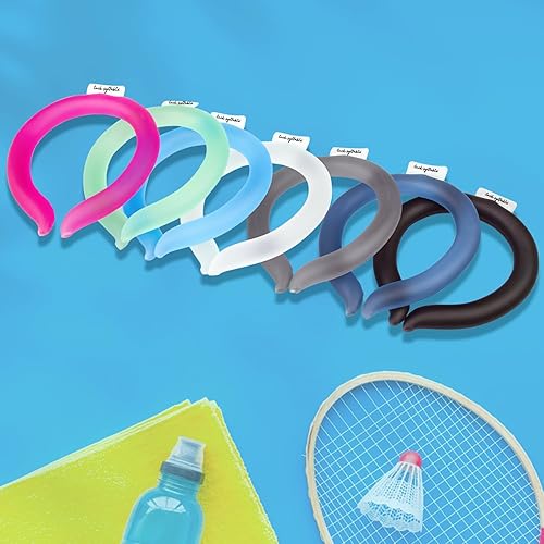 Miniatura 7 de Tubo de enfriamiento de cuello con bolsa aislada, enfriadores de hielo reutilizables para el cuerpo portátil, enfriadores de cuello para clima