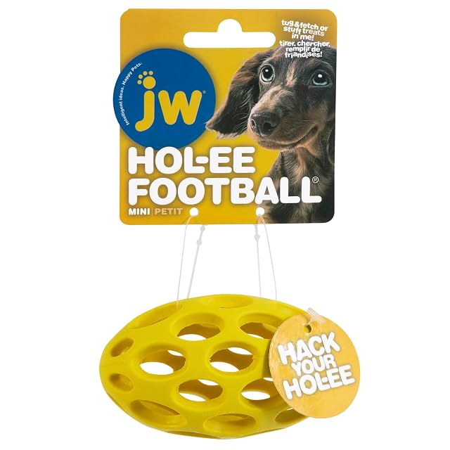 JW JW43117 Juguete HOL-EE Roller Football Mini, Juguete para Perros Masticar Y Morder, XS