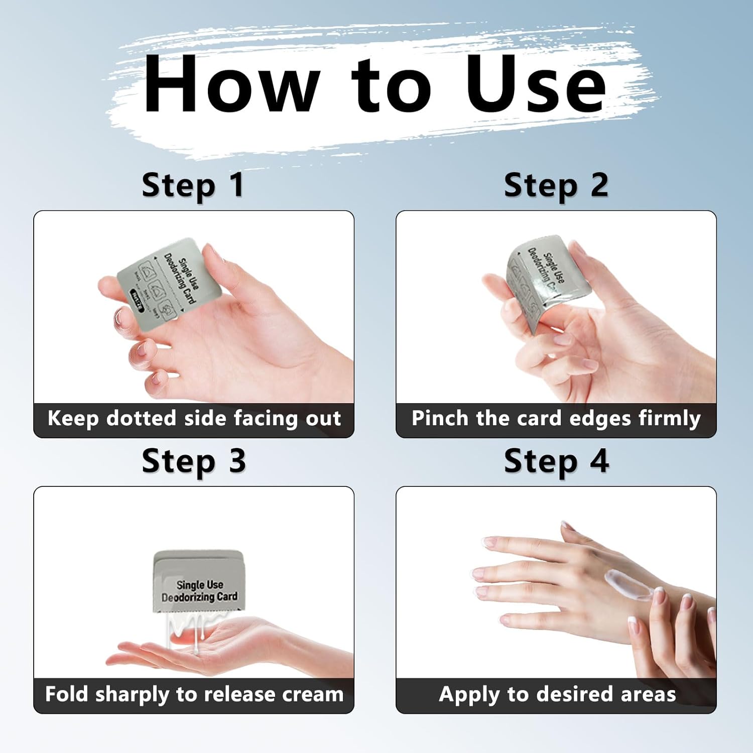 Portable Single Use Deodorant Cards, Home Essentials, Strong odor Protection In Important Situations, Safe Skincare For Both Men And Women -14 Pack - Image 7