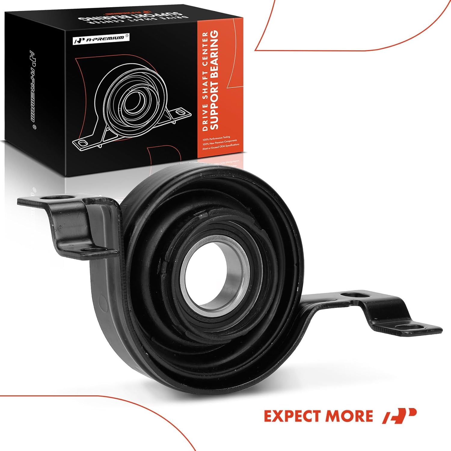 A-Premium Front Drive Shaft Center Support Bearing Compatible with Jeep KL Series Cherokee 2014 2015 2016 2017 2018 2019 2020, AWD/4WD, Driveshaft Carrier Bearing