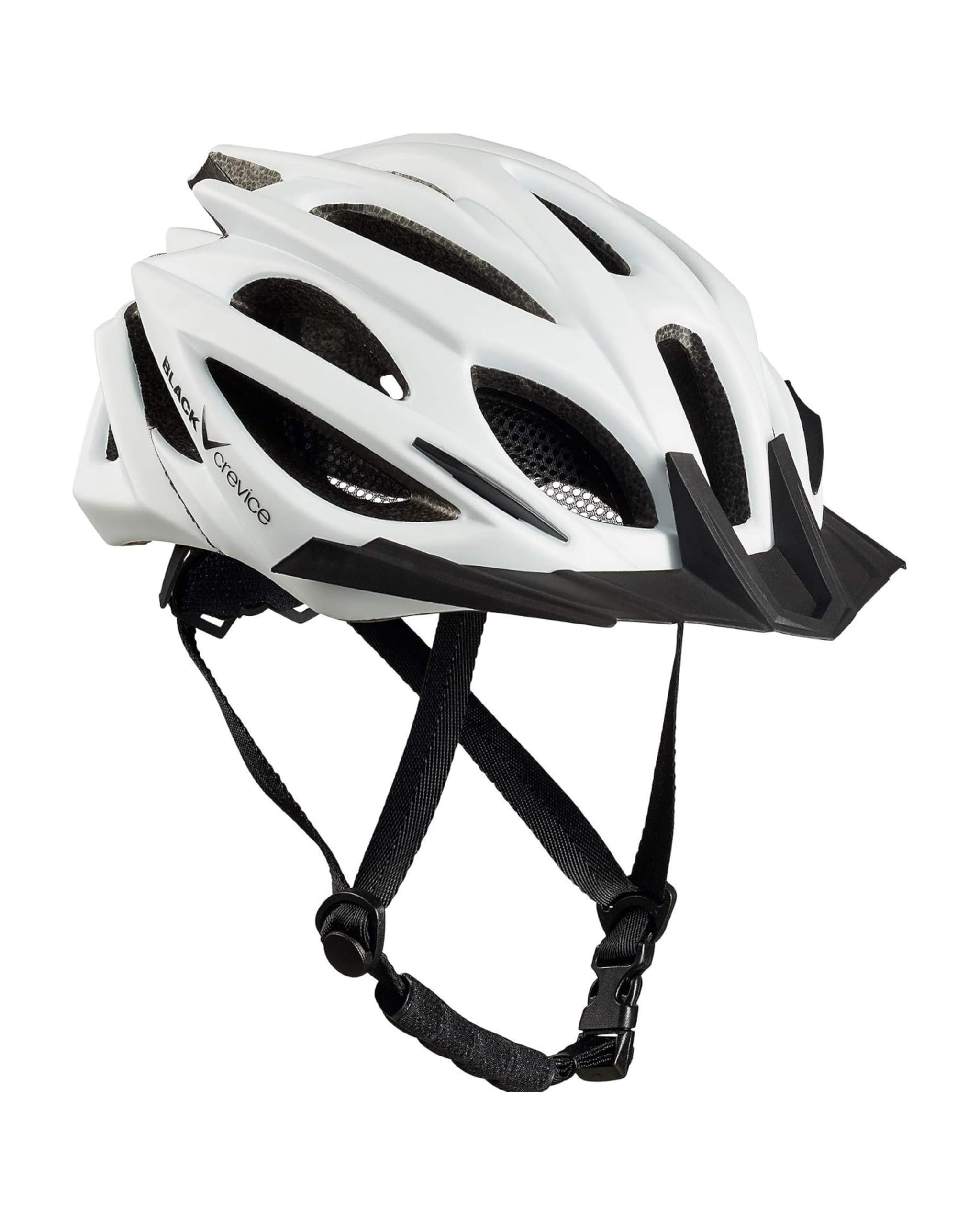 Black Crevice Erwachsenen Fahrradhelm, weiß, XS/S (50-54cm)…