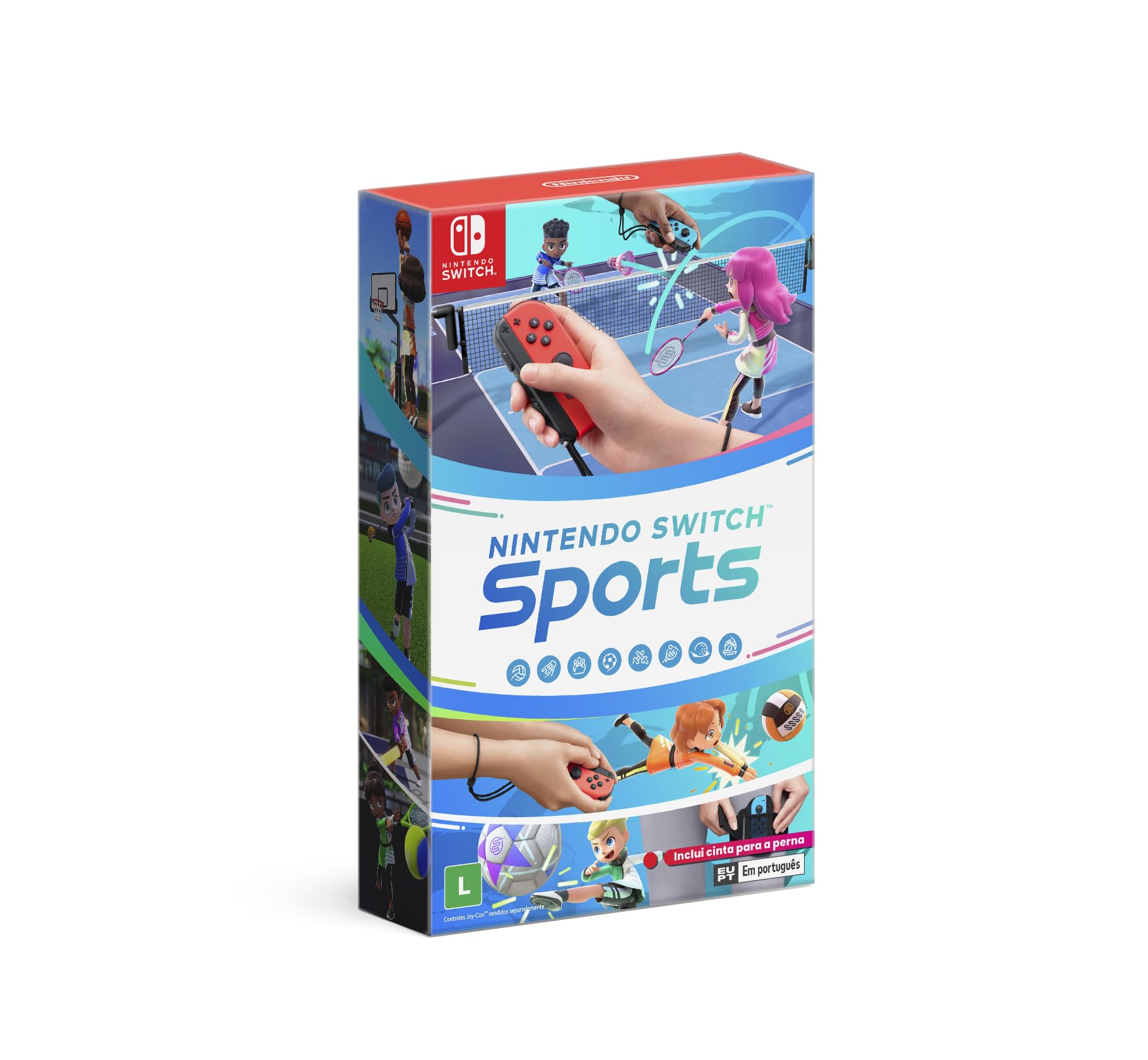 Nintendo, Nintendo Switch Sports, Cinta para Perna, Versão