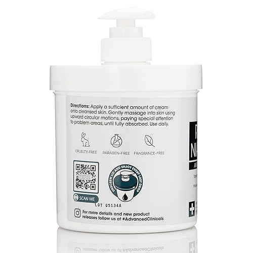 Miniatura 2 de Advanced Clinicals Loción corporal y facial de retinol con niacinamida, hidratante facial para piel seca y tratamiento para el cuidado de la piel