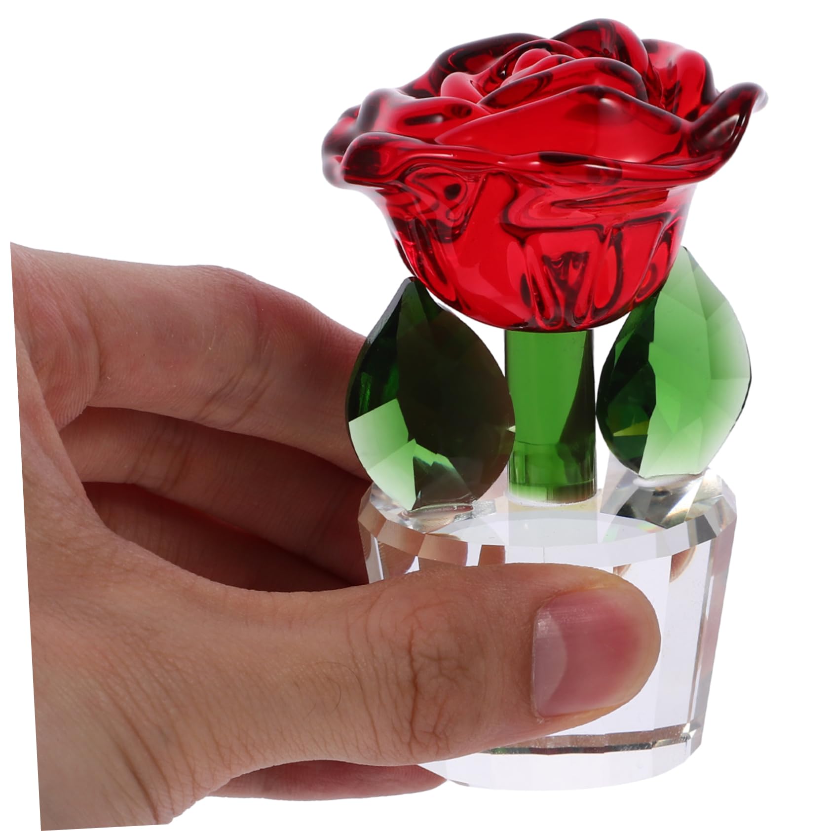 Amazon.co.jp: 3個クリスタルガラスのバラしょんうウェディング