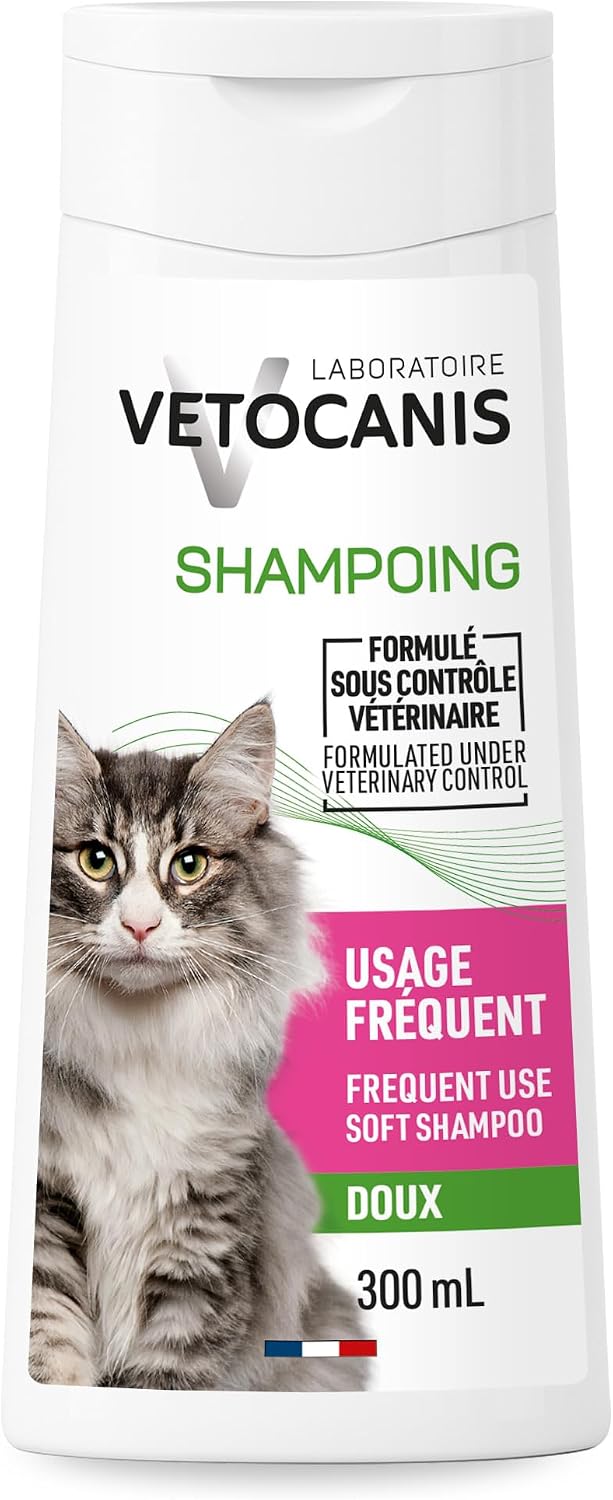 Vetocanis Shampooing Usage Régulier pour Chat — 300 ml