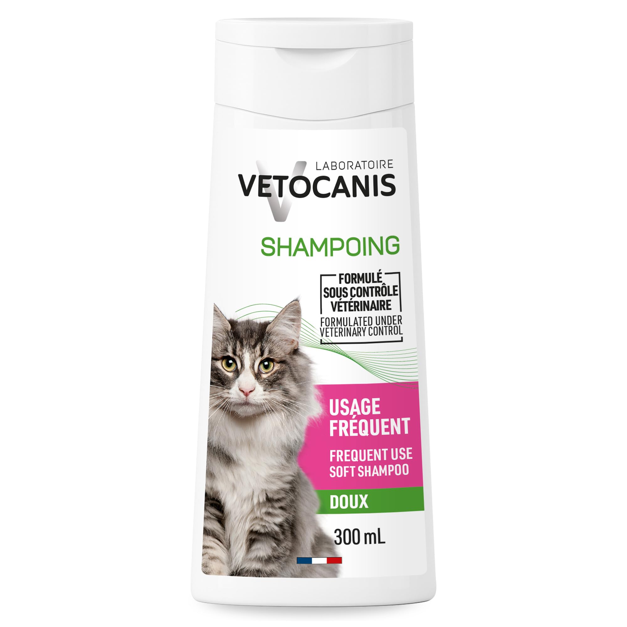 Shampooing chat Sphynx contre la peau sèche formule pH neutre