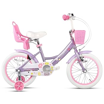 キッズ自転車 18インチ 【Glerc】女の子用自転車　低学年 取り外し補助輪 キッズ自転車 18インチ 【Glerc】女の子用自転車 低学年