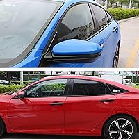 Vista 4 de TOMALL Calcomanías de vinilo para borde de ventana de automóvil compatibles con Honda 10th Civic 2016 2017 2018 2019 2020 2021 Accesorios de moldura
