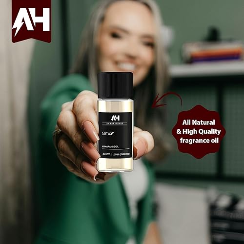 Miniatura 4 de My Way - Aceite difusor de 0.7 fl oz, aceite difusor Antal Hayat, aromas de lujo para el hogar, limón, sándalo reconfortante, madera de cedro cálido