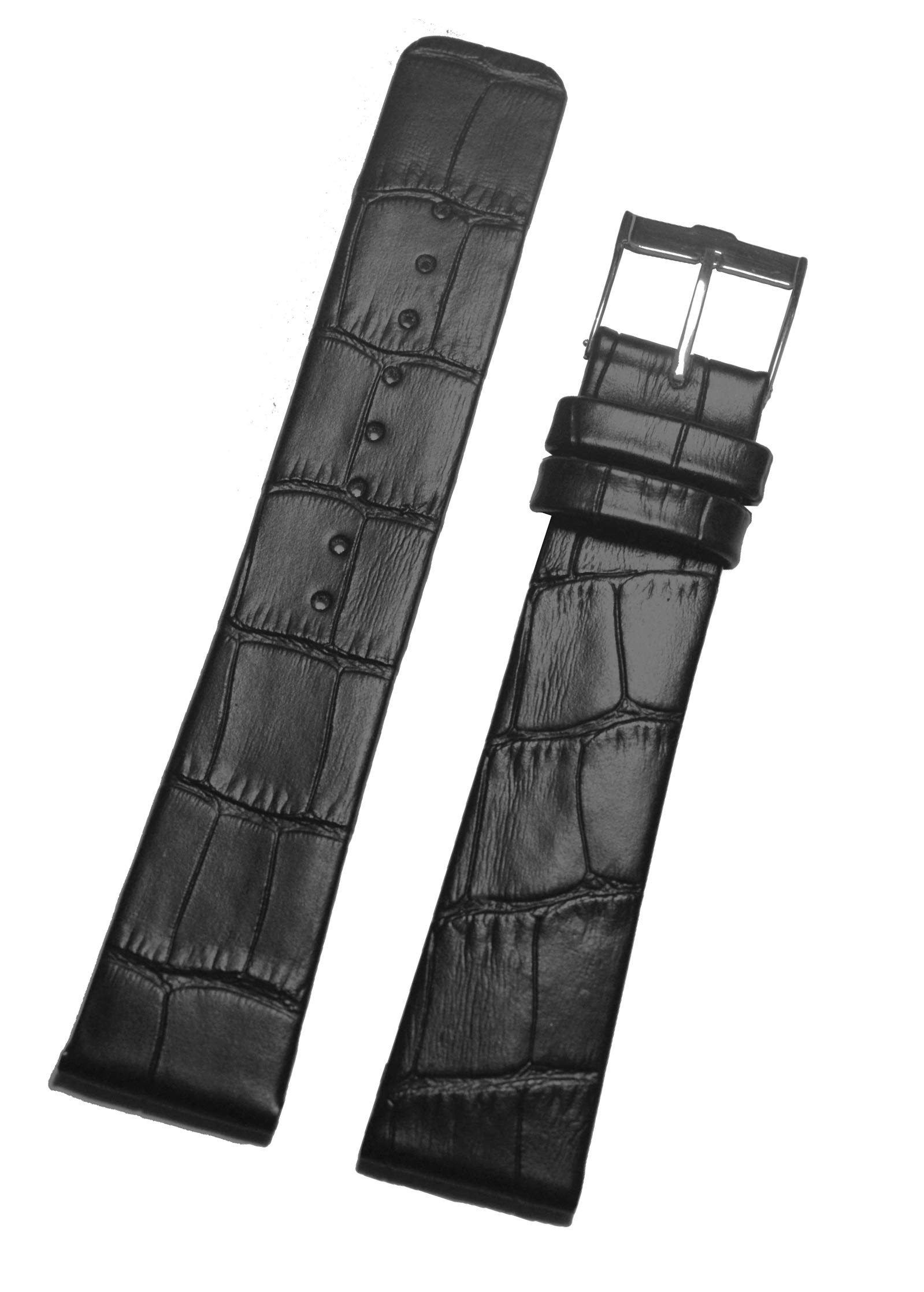 SURU® 20MM Slim Leather Watch Strap / Watch Band (Width- 20mm /Colour- Black) D6172 (B0B2N25X36) Amazon Price History, Amazon Price Tracker