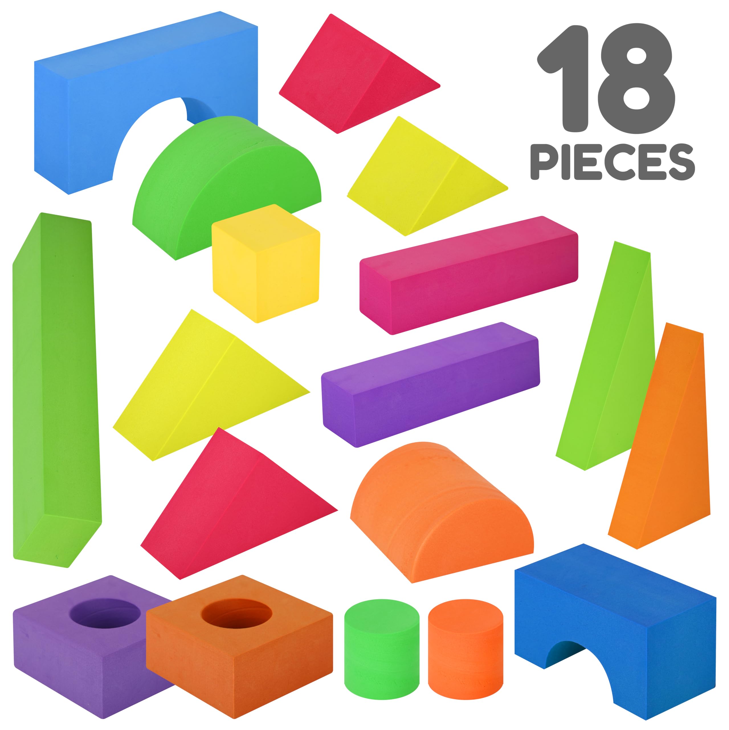Snapklik.com : LOLO TOYS Large Building Foam Blocks For Toddlers Giant ...