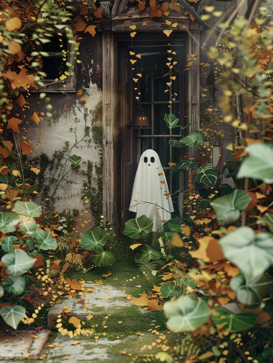 Halloween Paint by Numbers: Spooky Ghosts & Pumpkins DIY Kit