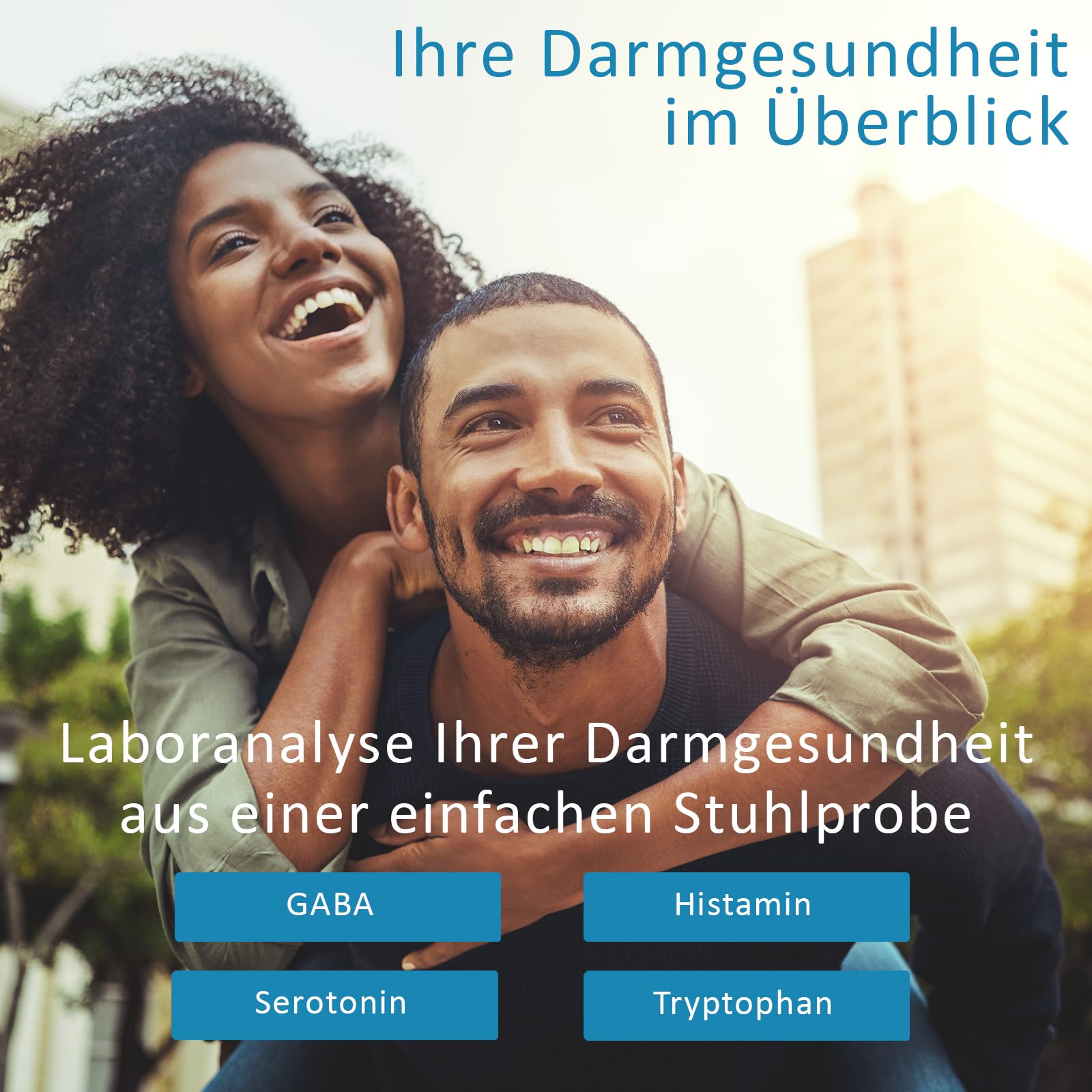 Verisana | Reizdarm Test | Schnell & einfach GABA, Histamin, Serotonin und Tryptophan messen | Stuhltest