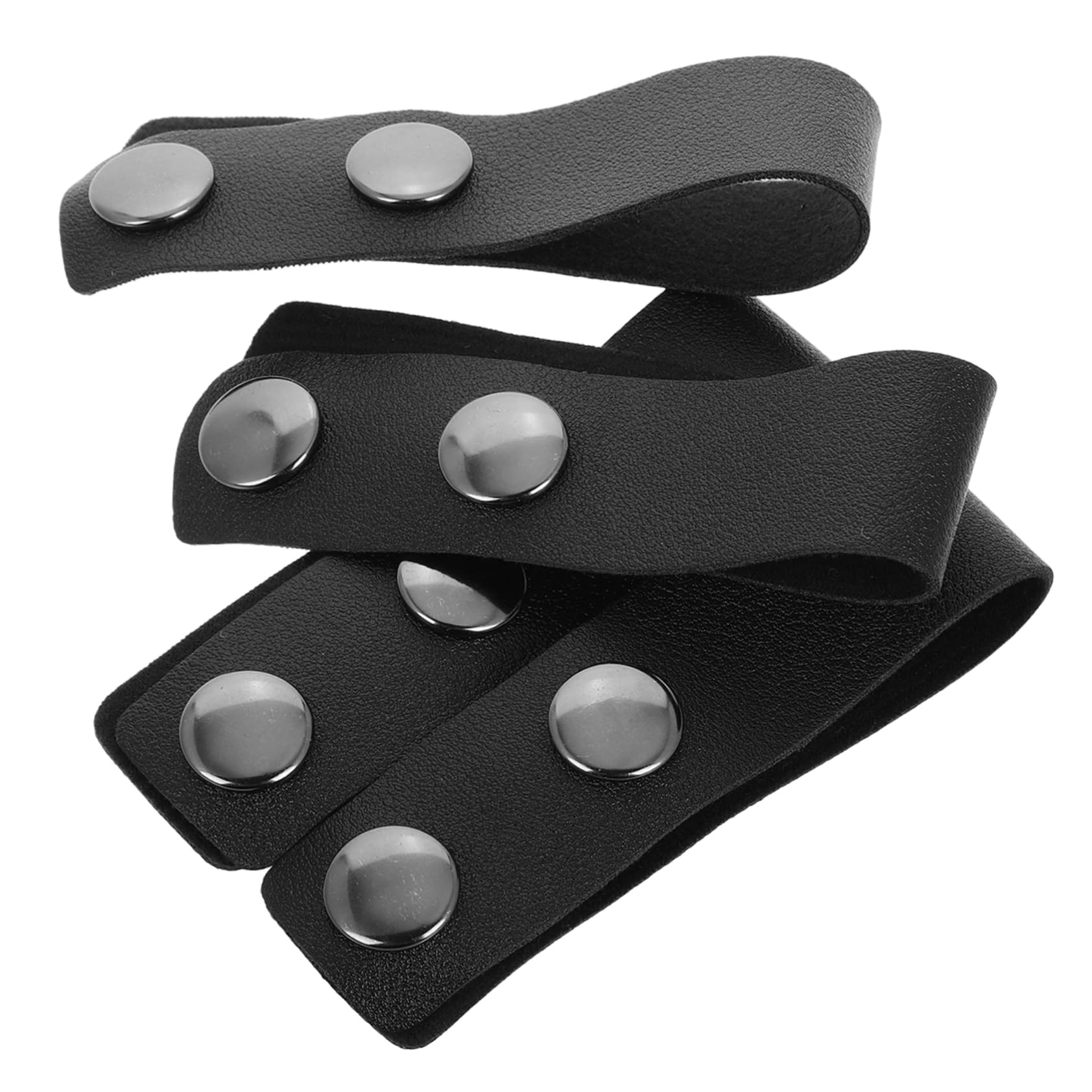 balacoo Belt Buckle Loop Connectors 4pcs Duty Belt Holders Snap Closure Belt Loop Connectors for Outdoor