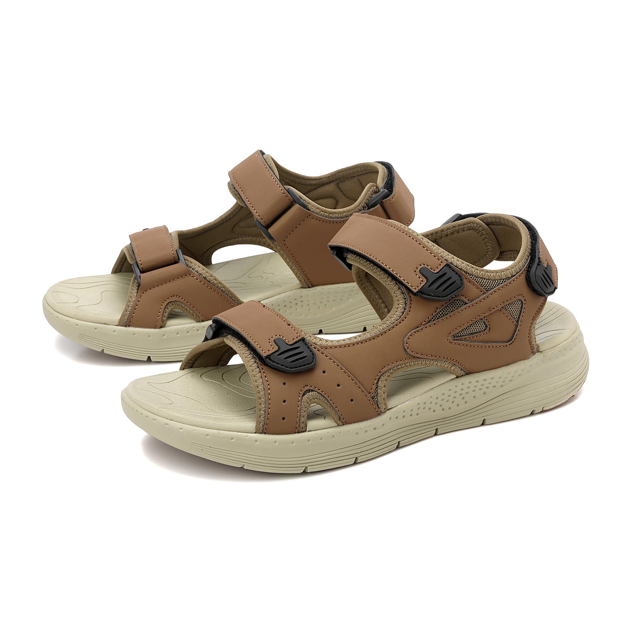 ARRIGO BELLO Sandali da Uomo Scarpe Estivi Punta Aperta Comodi e Leggere per Trekking, Spiaggia, Escursioni e Tempo Libero - Sandalo Sportivi con Suola Antiscivolo 41-46